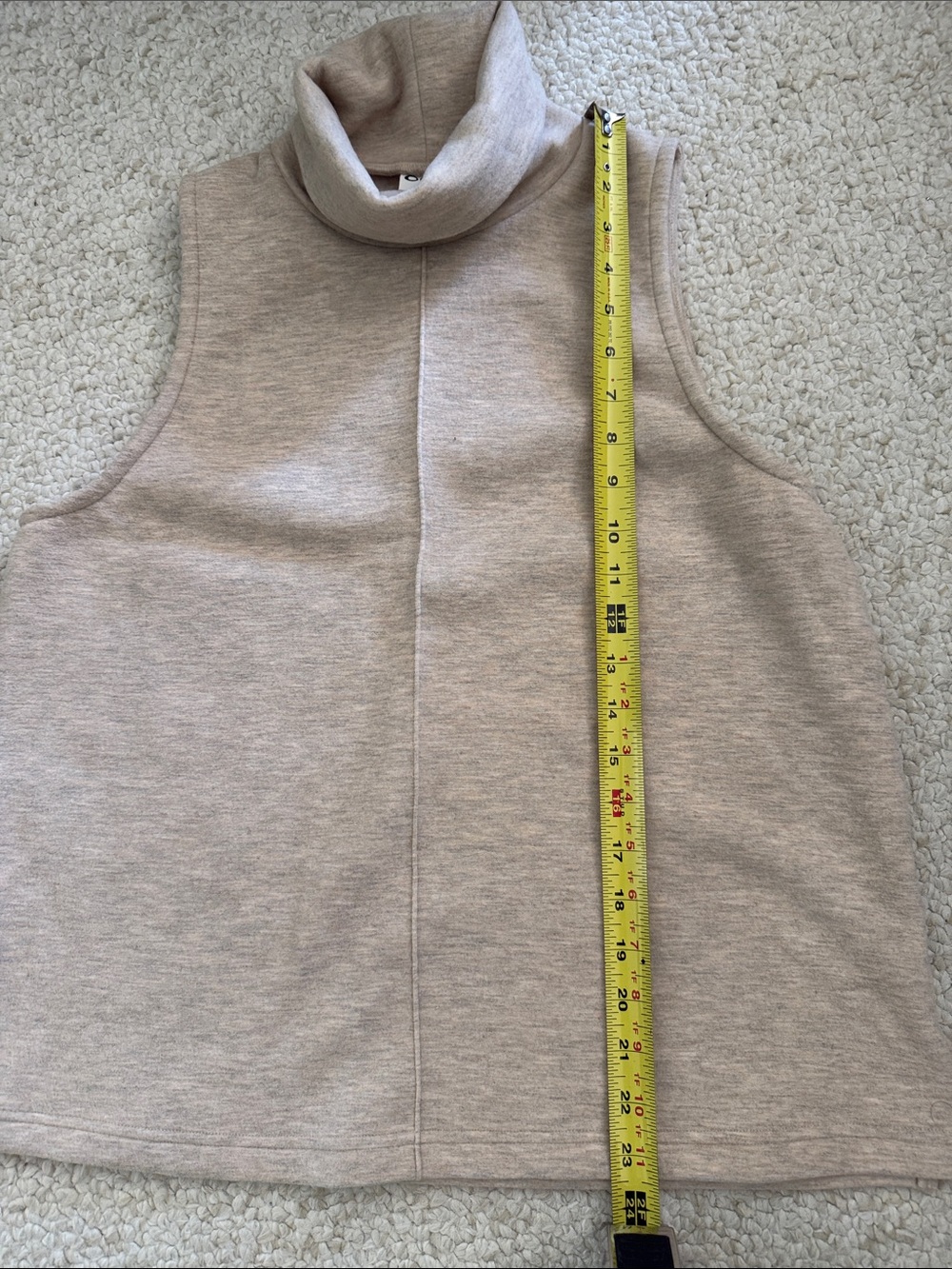 OGL brand 2 piece sleeveless turtleneck and wide legged knit pants, Size L - Picture 5 of 14